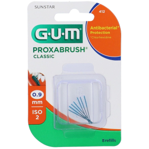 Acquista Online gum® proxabrush classic 0,9 mm iso 2 ricambio 4x8 pz spazzolino da den e Cerca il miglior prezzo