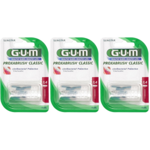 Acquista Online gum® proxabrush classic 1,4 mm iso 4 ricambio 3x8 pz spazzolino da den e Cerca il miglior prezzo