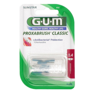 Acquista Online gum® proxabrush classic 1,4 mm iso 4 ricambio 4x8 pz spazzolino da den e Cerca il miglior prezzo
