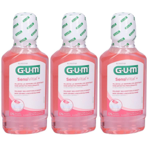 Acquista Online gum sensivital + collutorio 300 ml 3x300 ml e Cerca il miglior prezzo