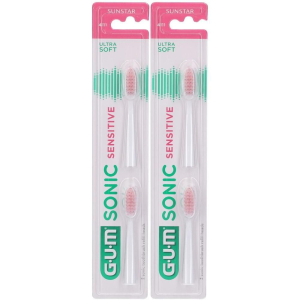 Acquista Online gum sonic sensitive spazzolino batteria refill 2x1 st e Cerca il miglior prezzo