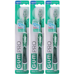 Acquista Online gum® technique® pro medium, verde 3x1 pz spazzolino da denti e Cerca il miglior prezzo