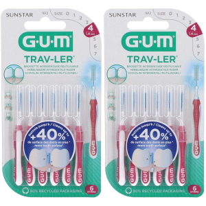 Acquista Online gum® trav-ler® scovolino 2x6 pz spazzolino da denti e Cerca il miglior prezzo