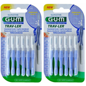 Acquista Online gum® trav-ler® scovolino interdentale 0.6 mm set da 2 2x6 pz spazzolin e Cerca il miglior prezzo