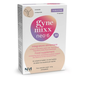 Gynemixx neo 6 di fermenti lattici per l'equilibrio intestinale 14 bustine
