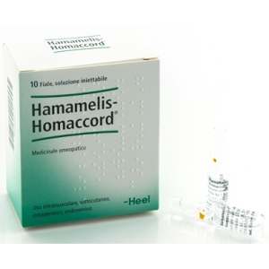 hamamelis homac 10f 1,1ml heel bugiardino cod: 909469417 