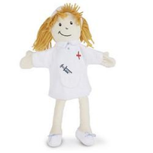 handpuppet nurse egmont toys bugiardino cod: 912515095 