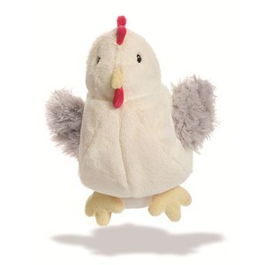 HANDPUPPET WHITE CHICKEN