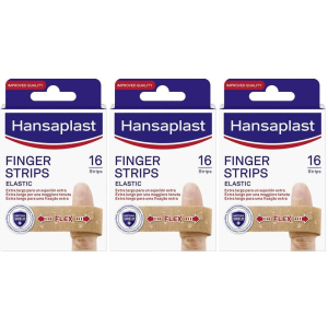 Trova prezzi di hansaplast elastic finger strips, cerotti dita extra lunghi, elastici e compra online