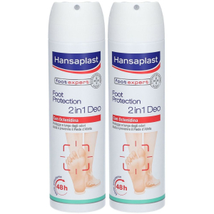 Trova prezzi di hansaplast foot protection 2 in 1 deodorante set da 2x150 ml spray e compra online