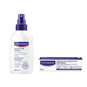 Trova prezzi di hansaplast spray ferite 100ml + pomata cicatrizzante per fe e compra online