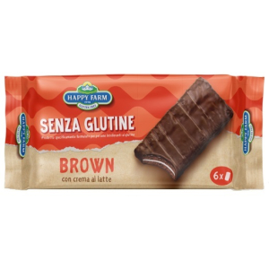 Trova prezzi di happy farm brown con crema al latte senza glutine 6 x 45 grammi e compra online