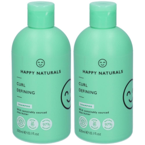 Trova prezzi di happy naturals curl defining shampoo 2x300 ml e compra online