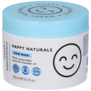 Happy naturals strengthen and repair maschera per capelli 300 ml masch