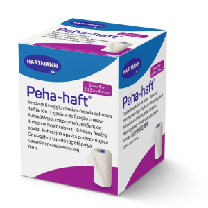 Hartmann peha haft benda coesiva senza lattice 6cm x 4m, 1 pezzo