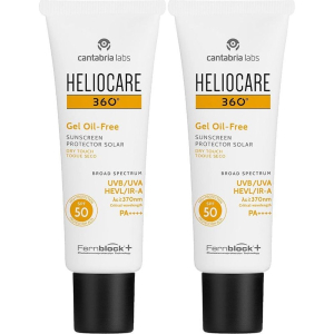 Trova prezzi di heliocare 360° oil free spf 50 set da 2 2x50 ml crema solare e compra online