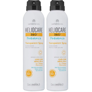 Trova prezzi di heliocare 360° pediatrics transparent spray set da 2 2x200 ml e compra online