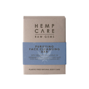Trova prezzi di hemp care face cleansing bar 80g - detergente solido purificante con olio di canapa bio e compra online