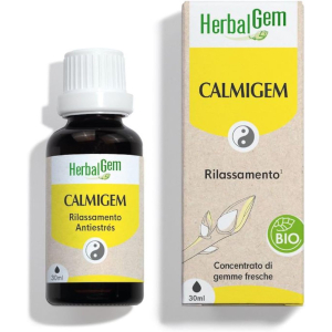 Herbalgem calmigem integratore di concentrato di gemme fresche per il rilassamento 30 ml
