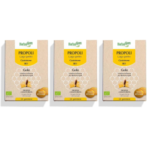 Trova prezzi di herbalgem propoli largo spettro gommose bio per la gola al limone 3x38 e compra online