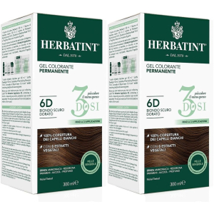 Trova prezzi di herbatint® 3 dosi 6d biondo scuro dorato set da 2 2x300 ml lozione e compra online