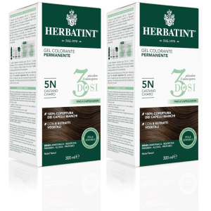 Trova prezzi di Herbatint 5N Castano Chiaro Set da 2 2x300 ml Lozione e compra online