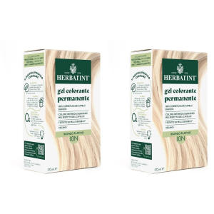 Trova prezzi di herbatint gel colorante permanente 10n biondo platino 2x170 ml e compra online
