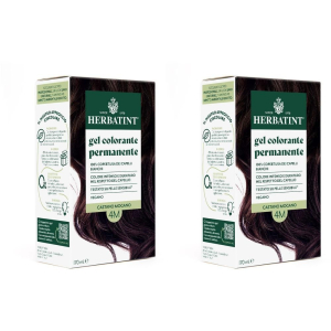 Trova prezzi di herbatint gel colorante permanente 4m castano mogano 2x170 ml e compra online