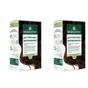 Trova prezzi di herbatint gel colorante permanente colore 4d castano dorato 2x170 ml e compra online