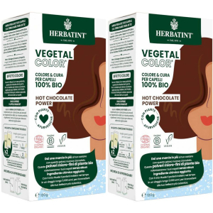 Trova prezzi di Herbatint Vegetal Color Hot Chocolate Power Set da 2 2x100 g Tintura e compra online