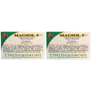 Trova prezzi di herboplanet magsol 5 plus set da 2 2x60 pz compresse e compra online