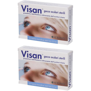 Trova prezzi di hering visan gocce oculari sterili in fialette 2x15x0,5 ml pipette mon e compra online