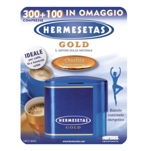 hermesetas gold 300+100 compresse bugiardino cod: 901466488 