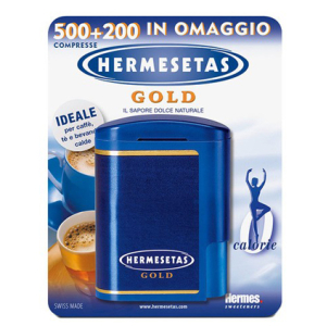 hermesetas gold 500+200 compresse bugiardino cod: 901466490 