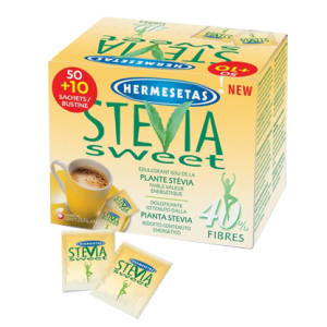hermesetas stevia 50+10 bustine bugiardino cod: 922327150 