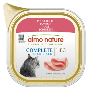 Trova prezzi di Hfc sterilised complete prosciutto - alimento completo umido per gatti sterilizzati 85 gr e compra online