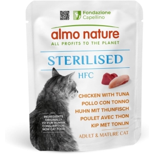 Trova prezzi di Hfc sterilised pollo e tonno - alimento complementare per gatti adulti sterilizzati 50 gr e compra online
