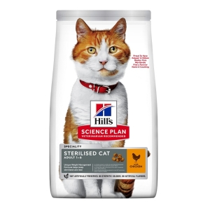 Trova prezzi di Hill's science plan sterilised cat adult crocchette per gatti con pollo 10 kg 3148 e compra online