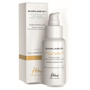 Hino natural skincare sunplage spf50+ latte solare viso 50 ml