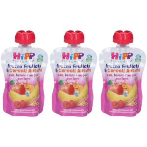Trova prezzi di hipp bio frutta frullata&cereali antichi mela banana lampone farro 90 e compra online