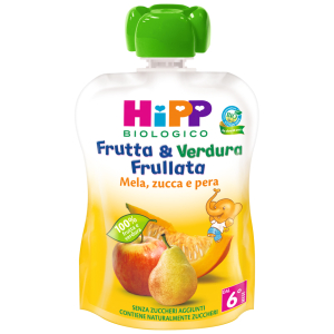 hipp bio frut&verd mel/per/zuc bugiardino cod: 981061967 