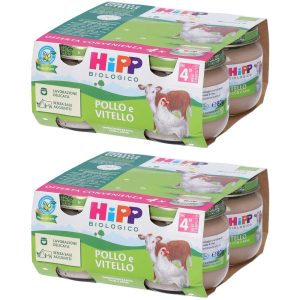 Trova prezzi di hipp bio omogeneizzato pollo vitello 4m+ set da 2 2x320 g e compra online