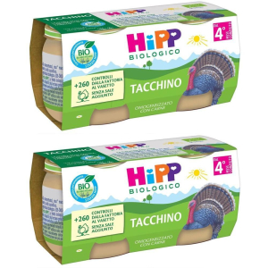 Trova prezzi di hipp bio omogeneizzato tacchino 2 pezzi da 80 g 2x160 g pappa e compra online
