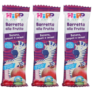 Trova prezzi di hipp biologico barretta alla frutta banana, lamponi e cereali 3x23 g e compra online