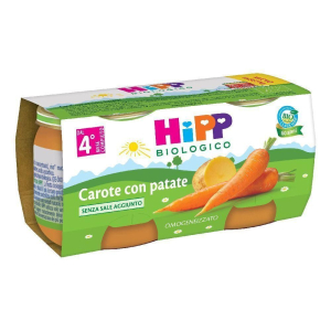 Trova prezzi di hipp biologico carote con patate 4x2x80 g pappa e compra online