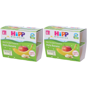 Trova prezzi di hipp biologico mela banana frutta grattugiata 2x400 g pappa e compra online