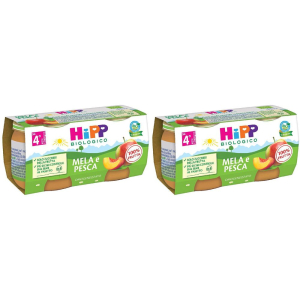 Trova prezzi di hipp biologico mela e pesca set da 2 2x2x80 g pappa e compra online