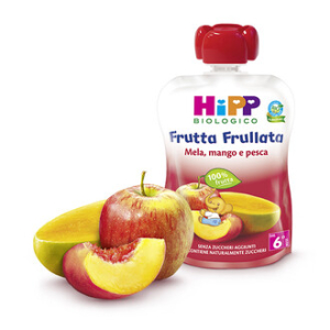 hipp frutta frull mel/mang/pes bugiardino cod: 978243677 