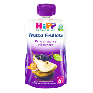 hipp frutta frull pera/prug/ri bugiardino cod: 974506103 