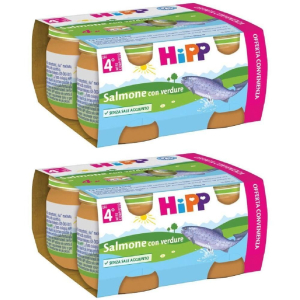 Trova prezzi di hipp omog salmone/verd 4x80g 2x4x80 g pappa e compra online